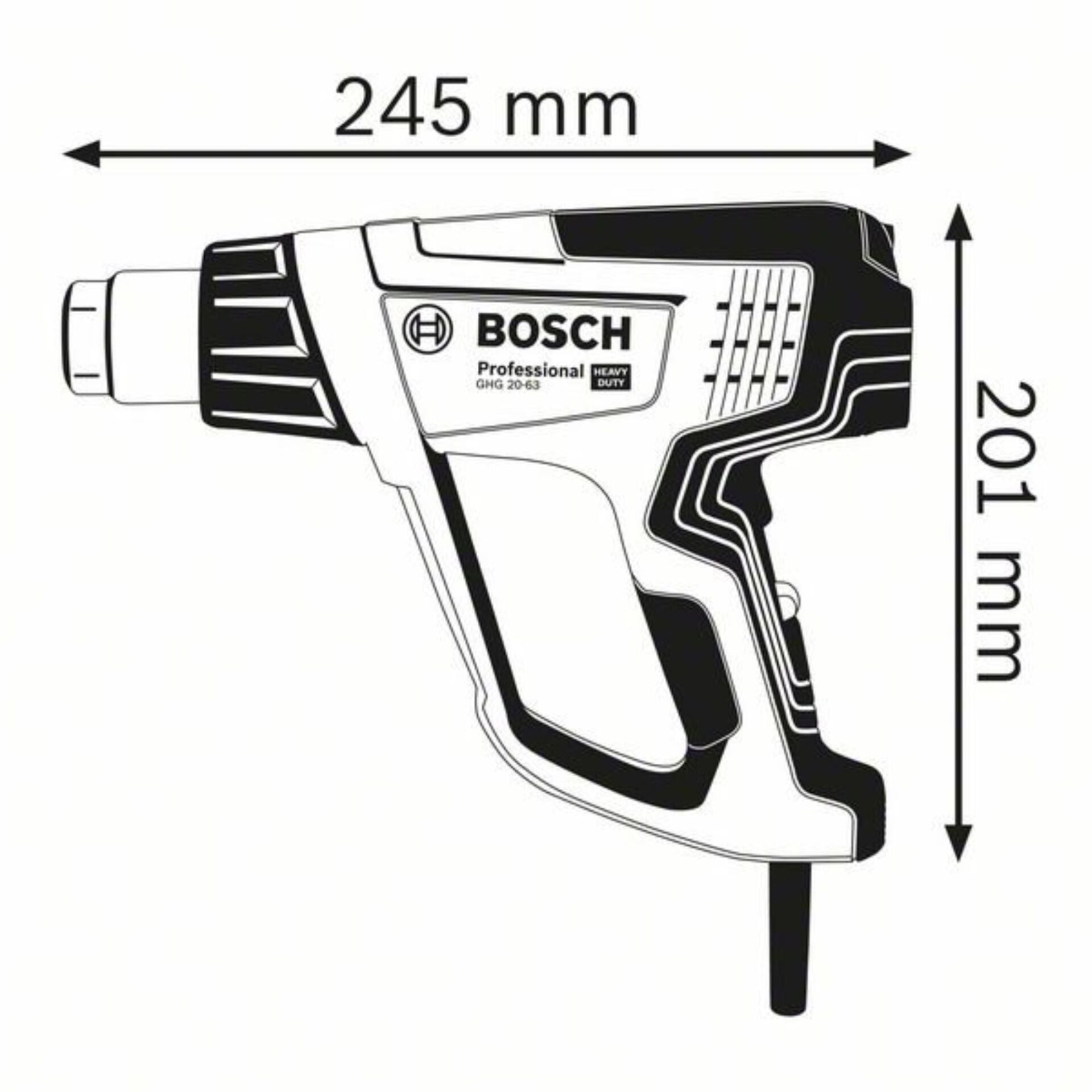Bosch Sıcak Hava Tab. 2000w Ghg20-63 06012a6200