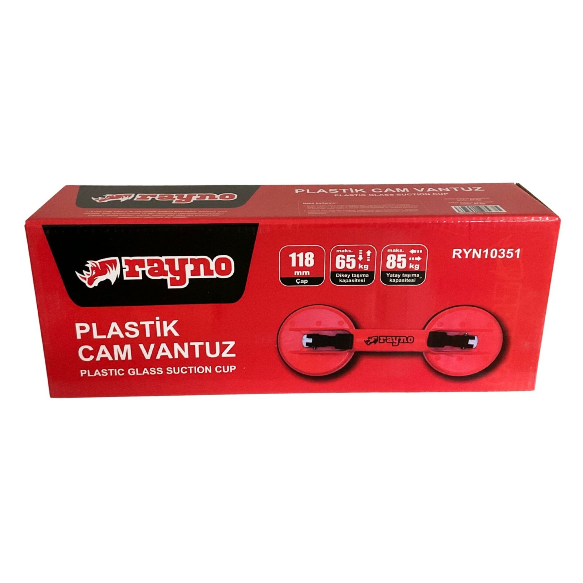 Rayno Pls.ikili Cam Vantuz (ryn10351)50 Kg 118 Mm