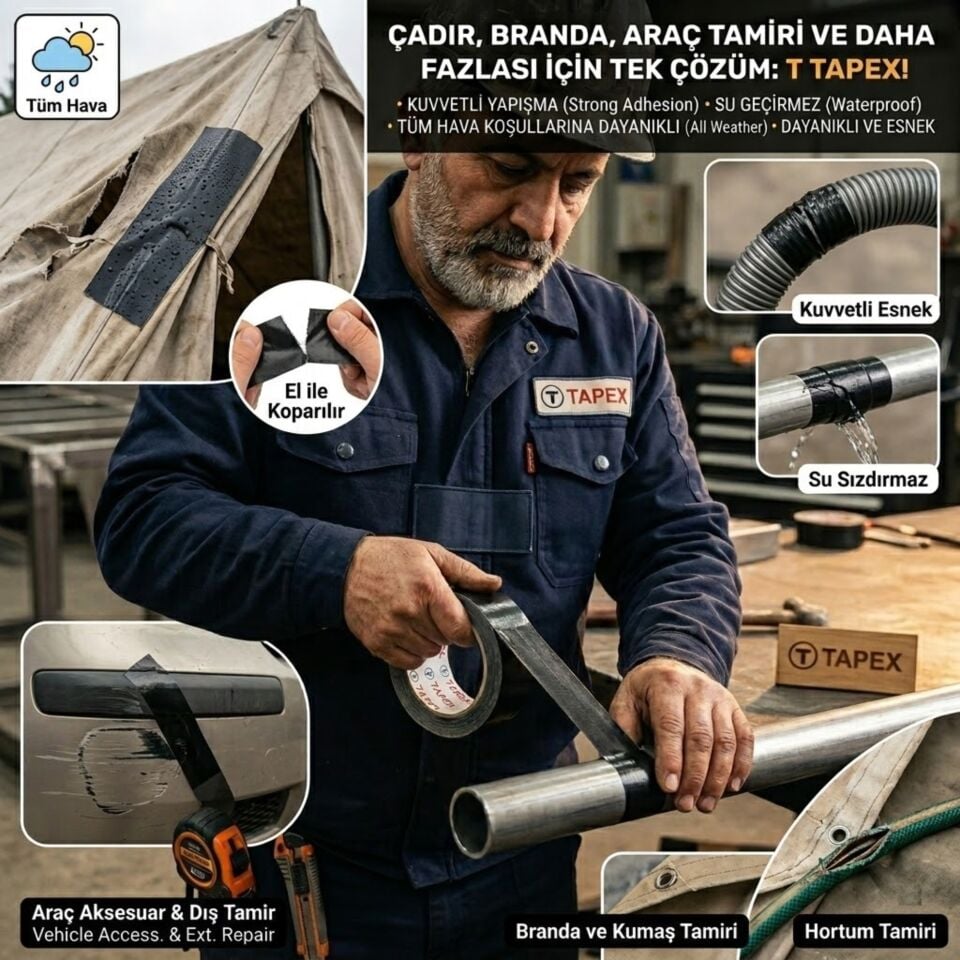 Tamir Bantı 48 Mmx10 Mt Siyah