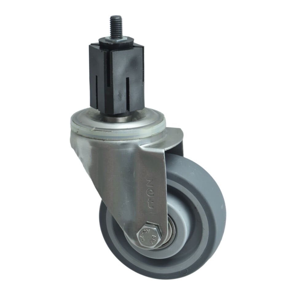 3005 MER Paslanmaz Çelik (Inox) Teker 125*40 (İnox)