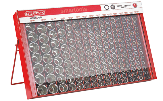 Ceta Form 184 Parça  1/2'' 6 Köşe Lokma Anahtar Teşhir Standı - SC22H-1-184