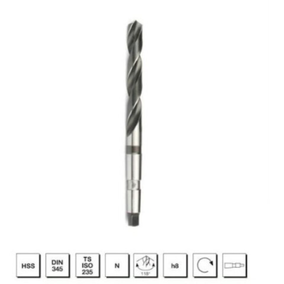 Mte Hss Mors Konik Matkap Ucu Dın:345 28 Mm