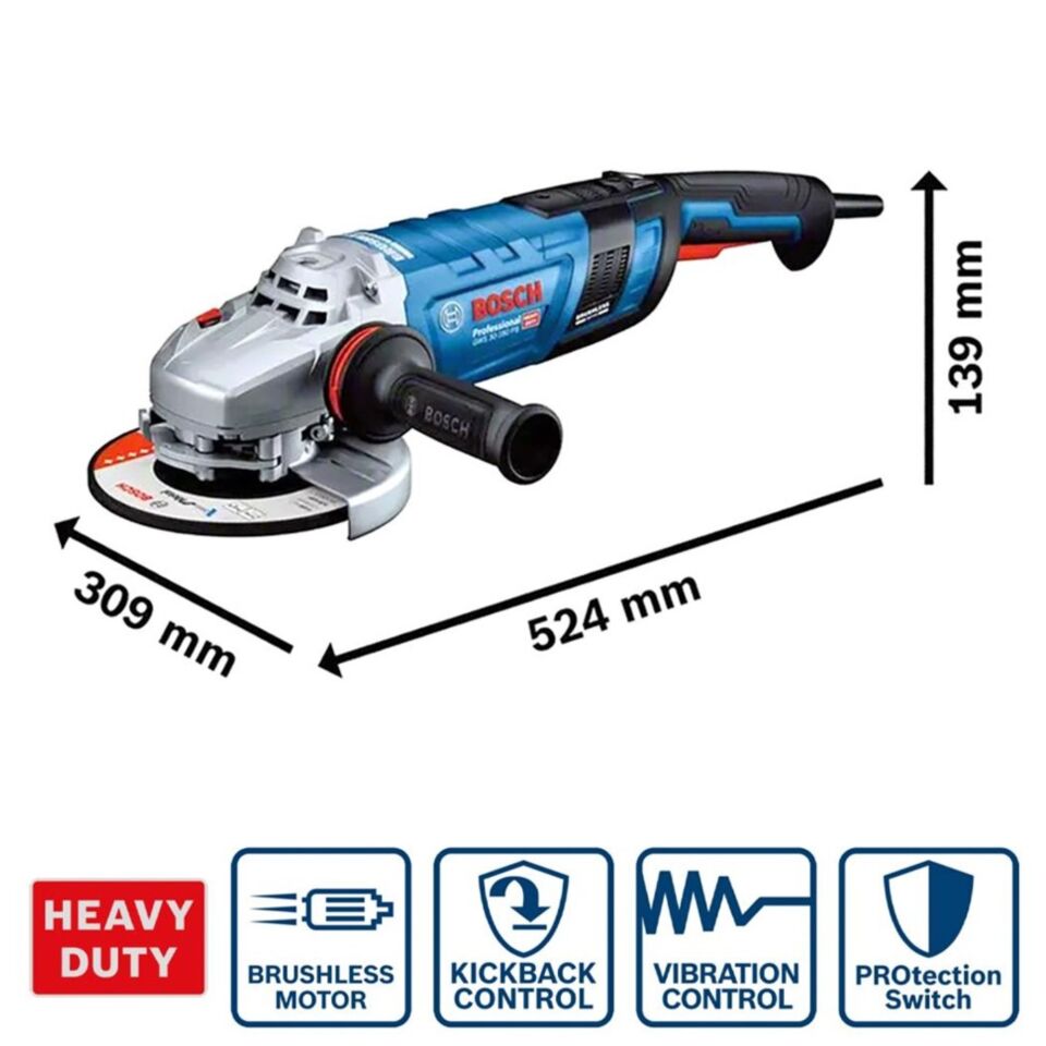 Bosch Taşlama 180 Mm 2800w Gws30-180b 06018g0000
