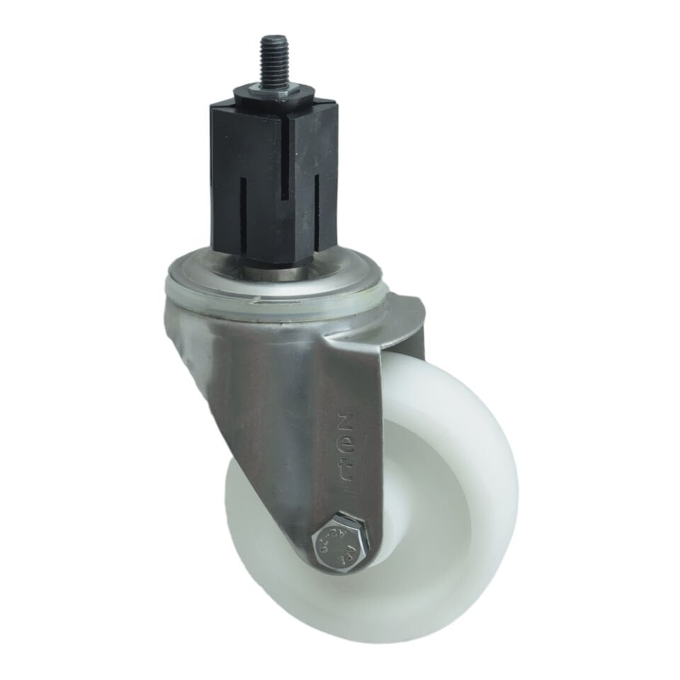 3005 MOB Paslanmaz Çelik (Inox) Teker 125*40 (İnox)