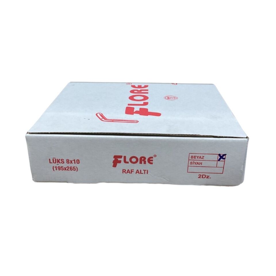 Flore Rafaltı Lüx Beyaz 8x10 (180x240) Er-383