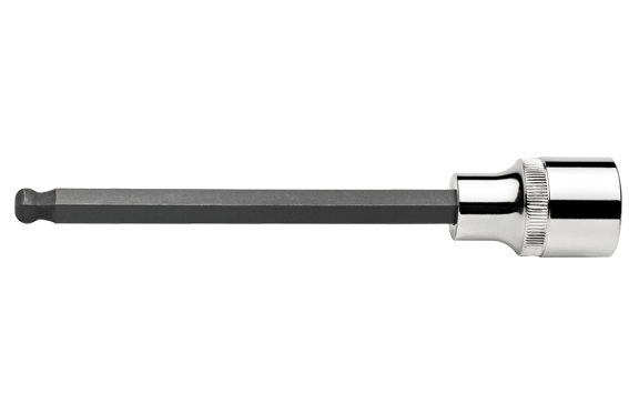 Ceta Form 1/2'' Topbaşlı Allen Uçlu Lokma (Ekstra Uzun Tip) 6 x 140 mm - C28S-HB06XL