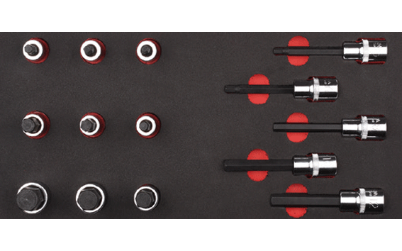 Ceta Form 14 Parça 1/2'' Allen Lokmalı Bits Takımı (EVA'lı) - C28S-E14H