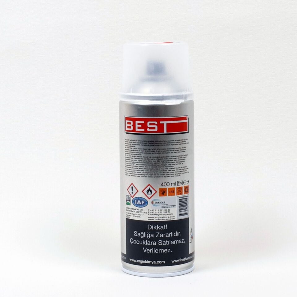 Best Yüksek Isı (hararet) Boyası 400 Ml Kırmızı