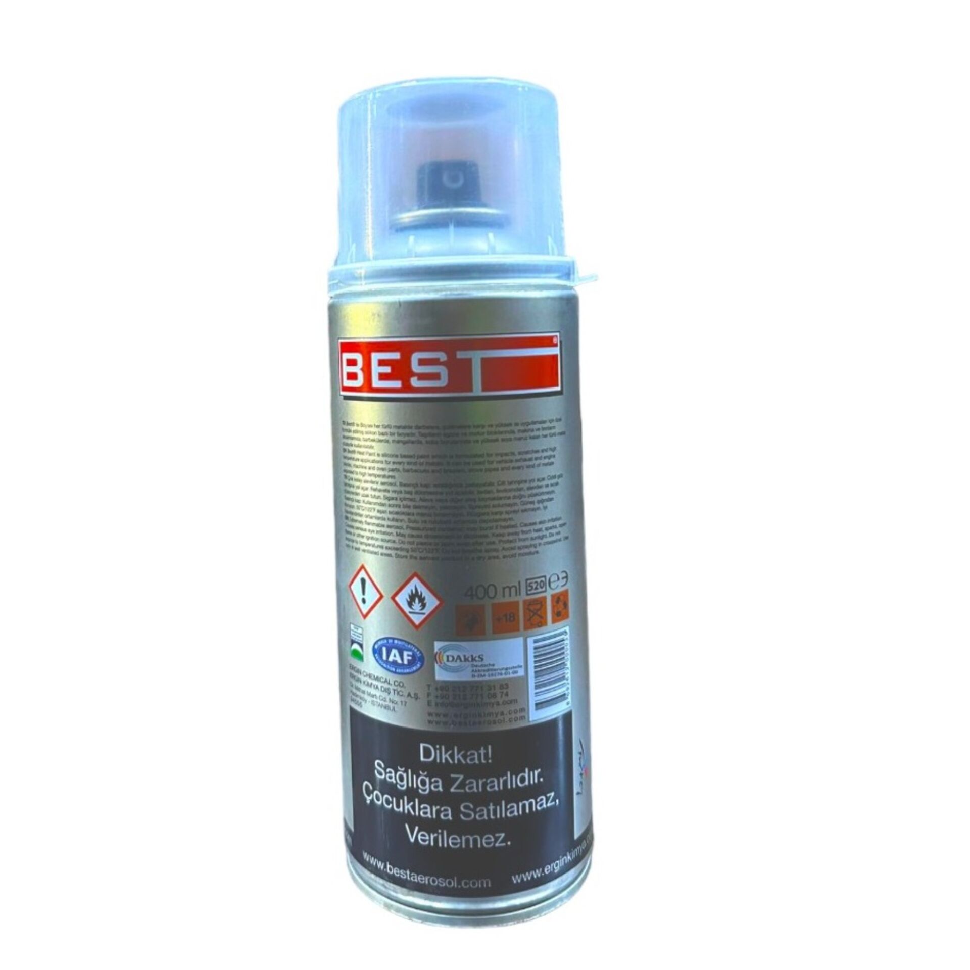 Best Yüksek Isı (hararet) Boyası 400 Ml Siyah
