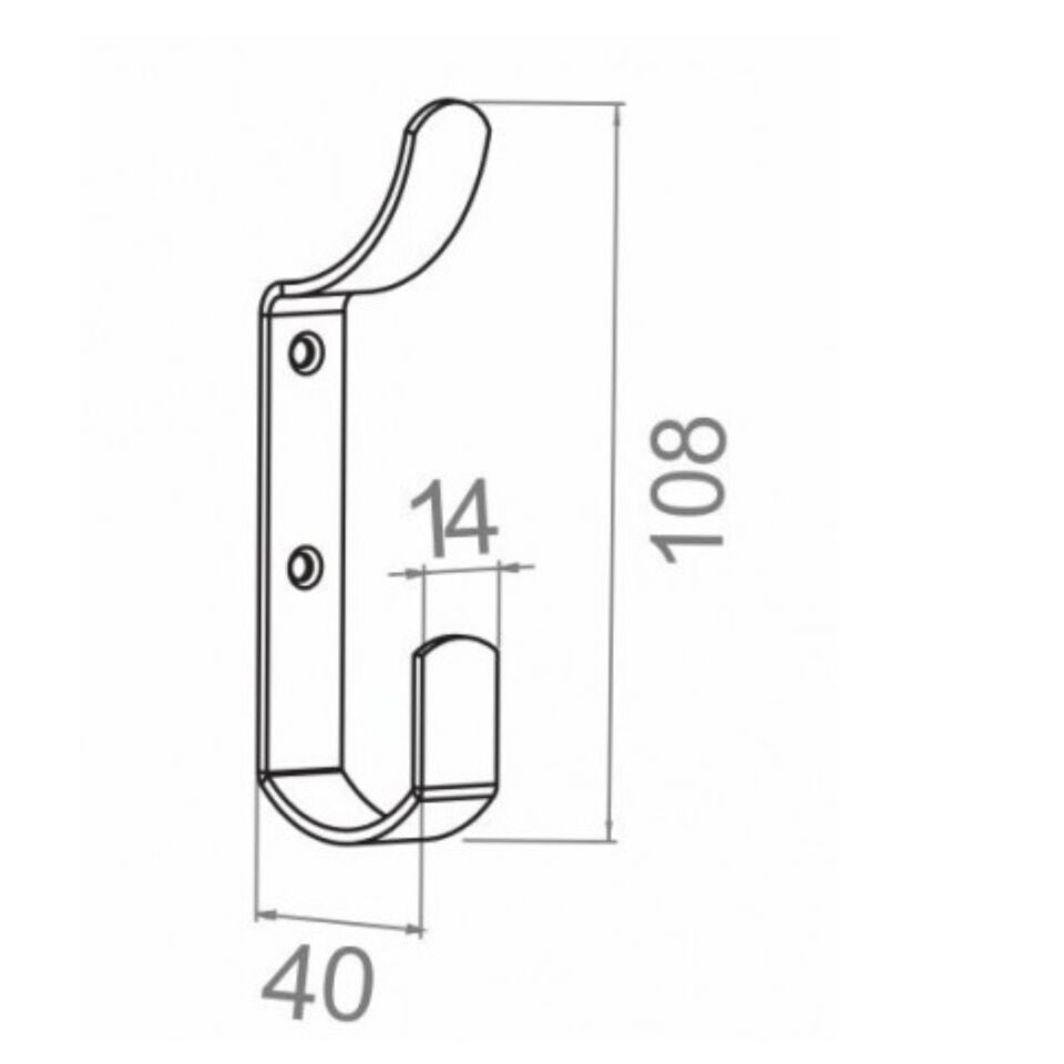 Beşel Çengel Metal Askı Sarı Ba860s