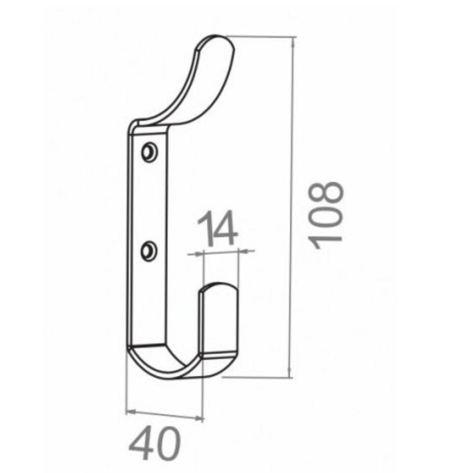 Beşel Çengel Metal Askı Saten Ba860st