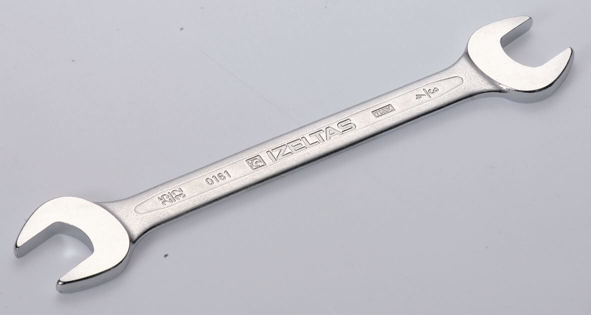 İzeltaş 1/4x 5/16 Çatal İki Ağız Anahtar Uzun Boy ( Sae ) - 0161010608