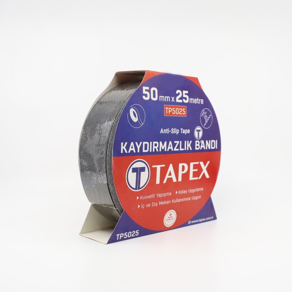 Tapex Kaydırmazlık Bantı 50 Mmx25 Mt Siyah