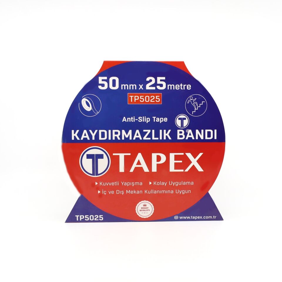 Tapex Kaydırmazlık Bantı 50 Mmx25 Mt Siyah