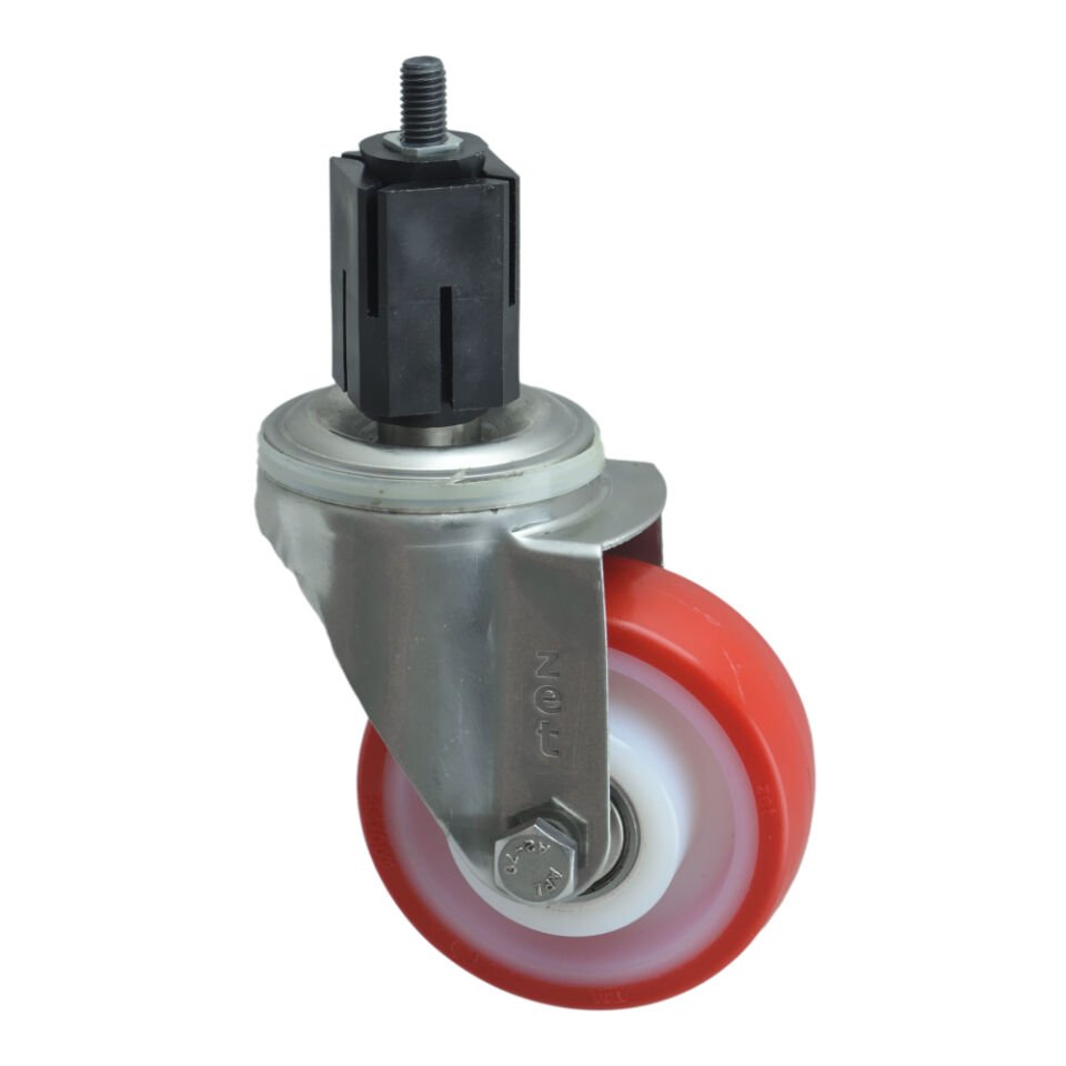 3005 PUR Paslanmaz Çelik (Inox) Teker 100*35 (İnox)