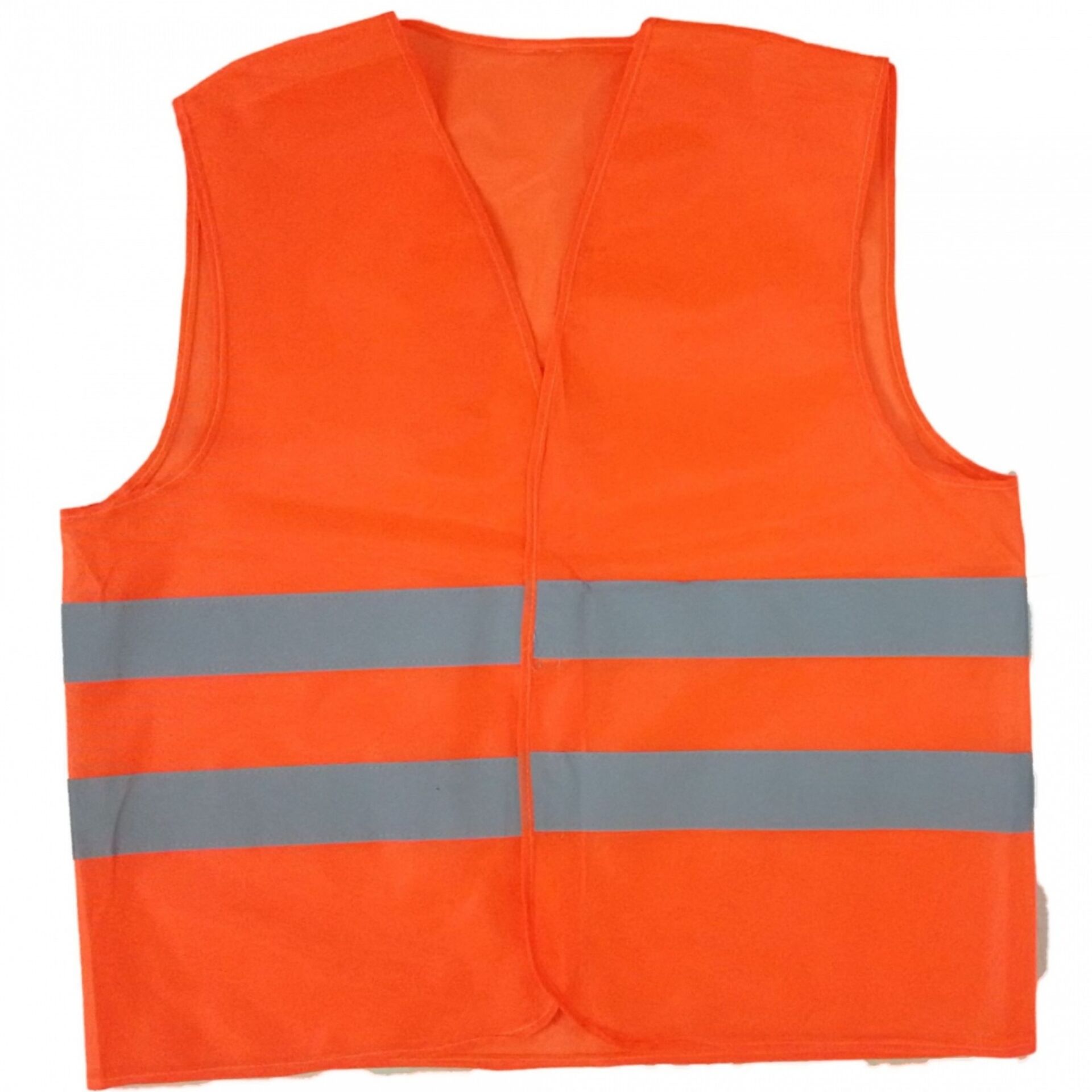 İkaz Yeleği Fosforlu 5 Cm 2 Çizgi Turuncu