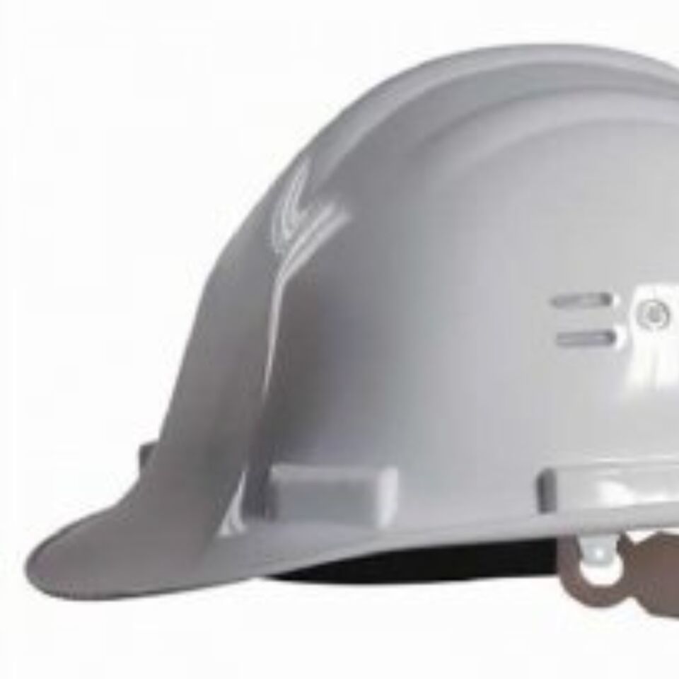 Kulaklık Takılabilir Baret Beyaz