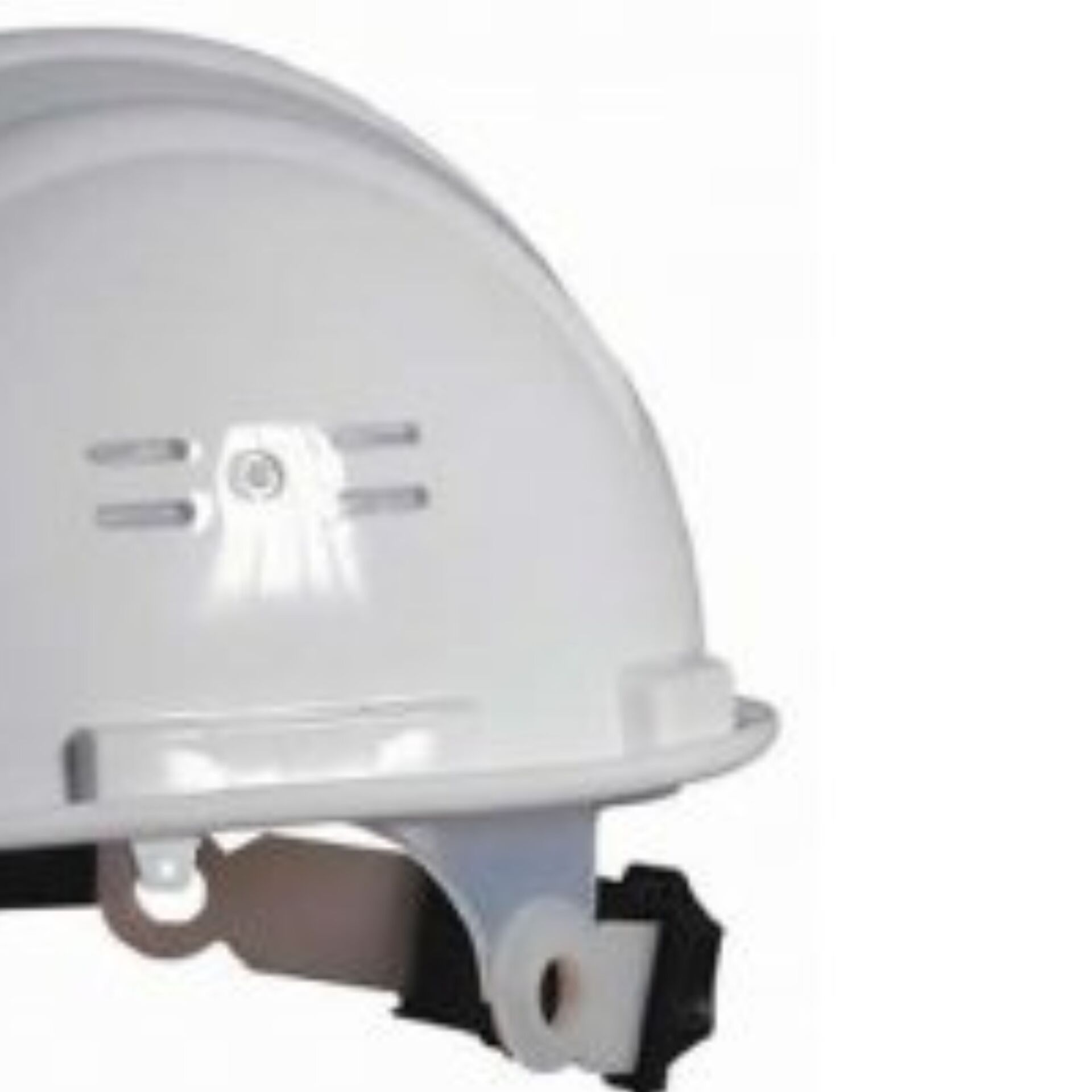 Kulaklık Takılabilir Baret Beyaz