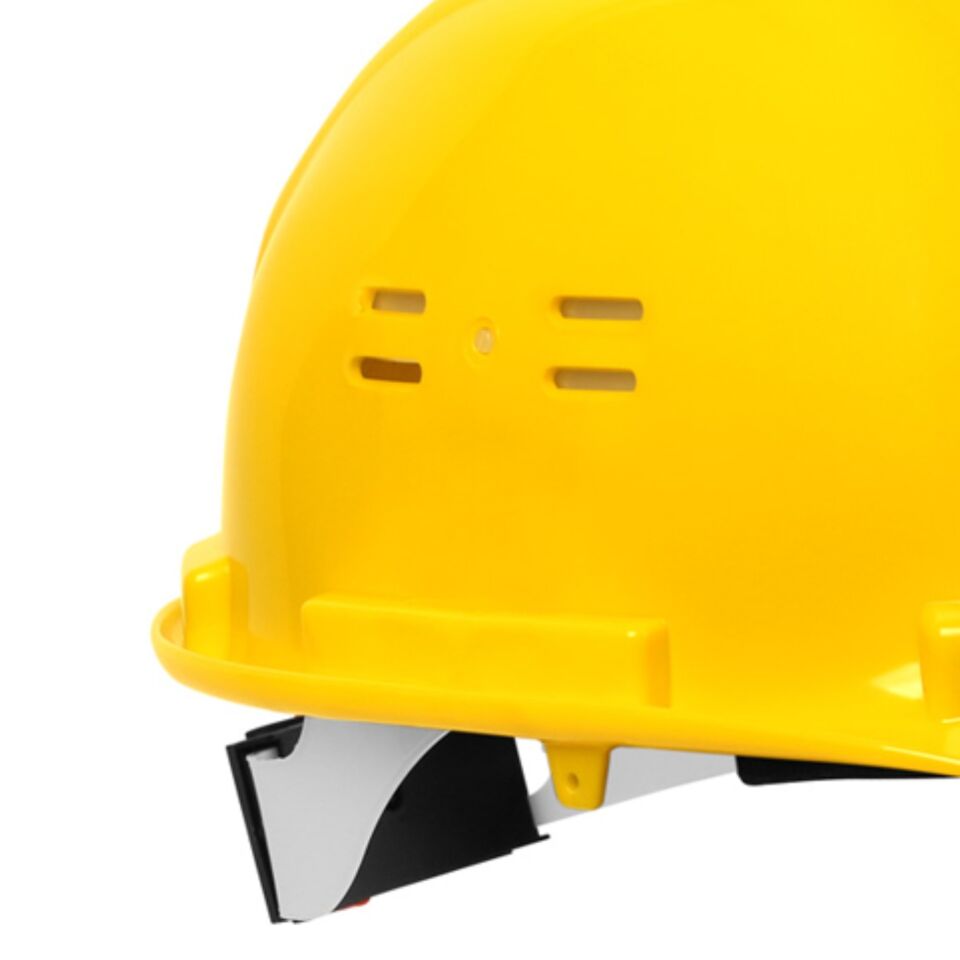 Kulaklık Takılabilir Baret Sarı