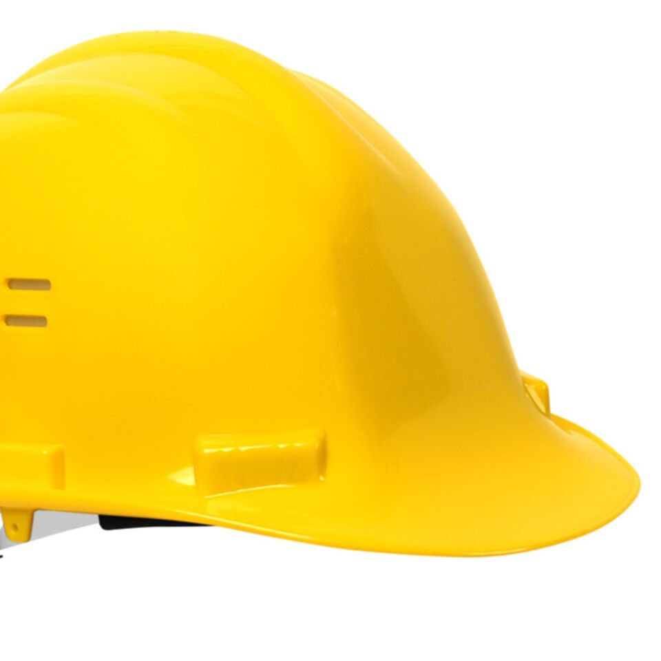 Kulaklık Takılabilir Baret Sarı