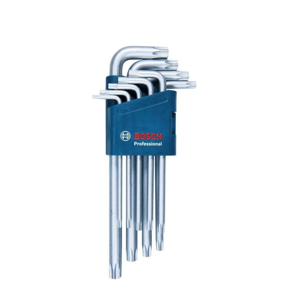 Bosch Torx Allen Anahtar Takımı 9 Lu 1600a01th4