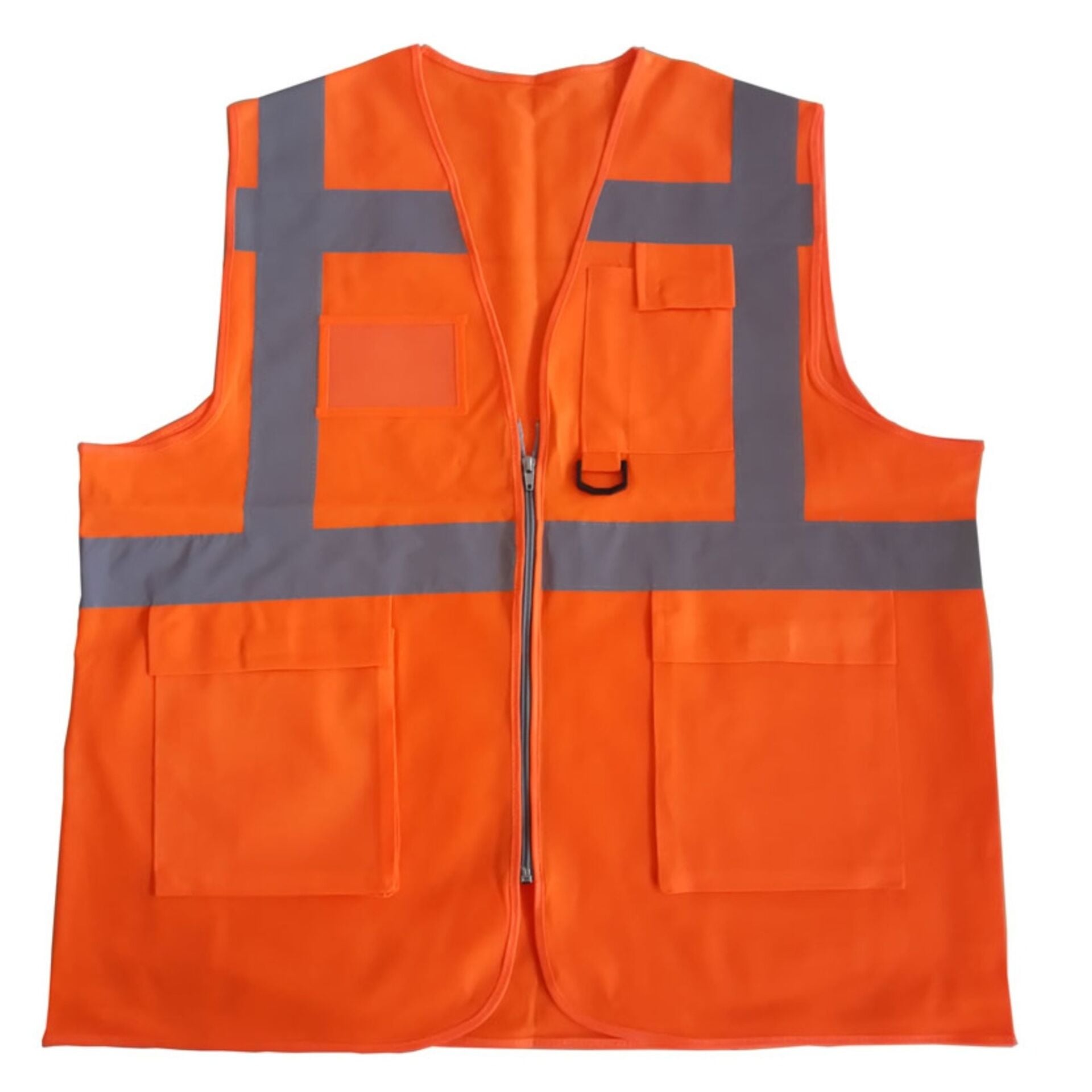 İkaz Yeleği Mühendis Tipi Turuncu L