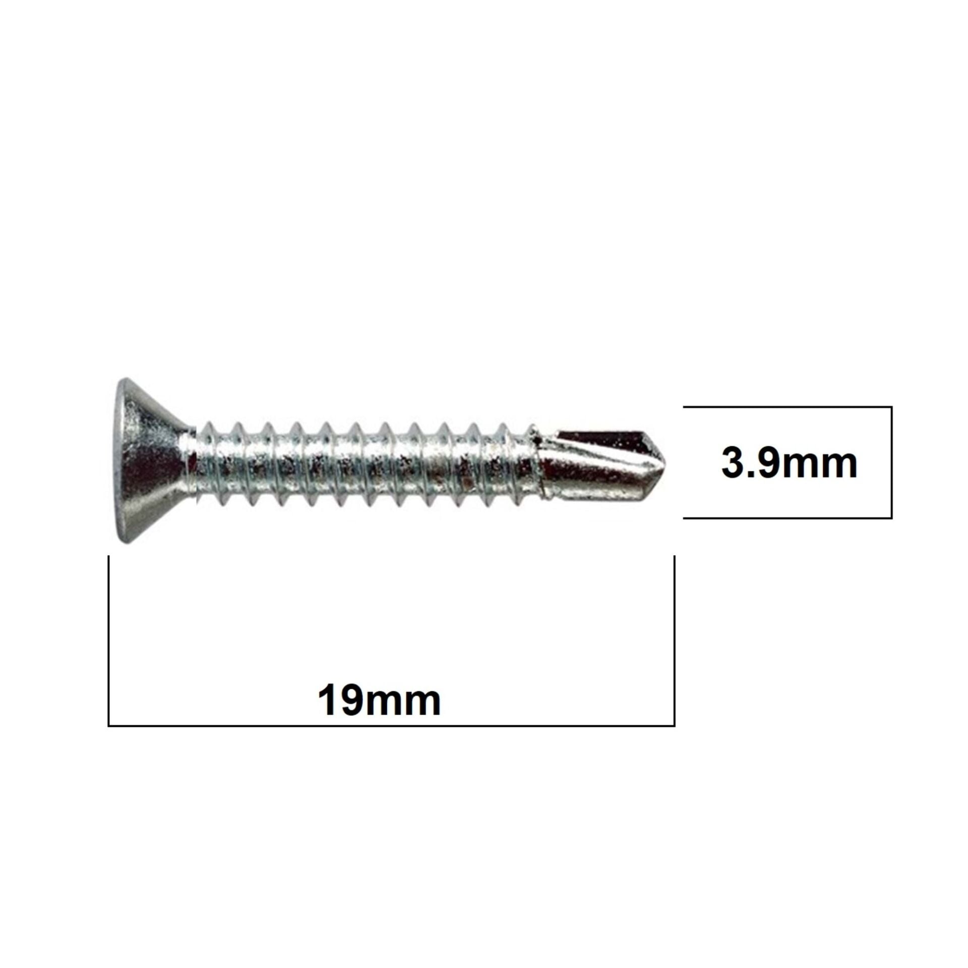 Akdeniz Yhb Matkap Uçlu Vida 3.9x19 (1500 Ad.)