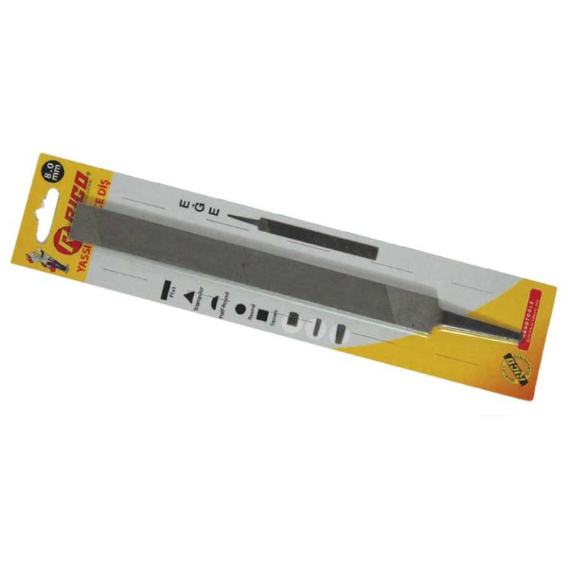 Rico Yassı Eğe İnce 10 mm Bilisterli - 012-BB2100