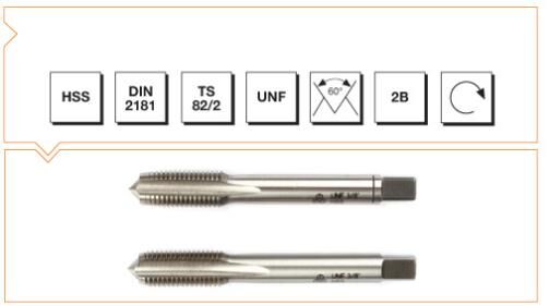 MTE Makina Takım HSS USA İnce Vidalı 2'li Takım Kılavuzu - UNF 3/4 B00102061905
