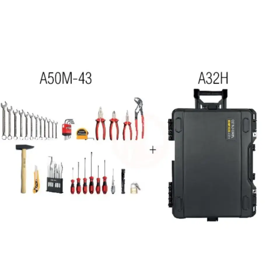 Ceta Form 43 Parça Mekanikçi Alet Seti (A32 Çanta İçinde) - A50M-43A32