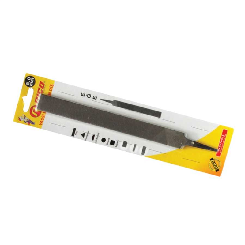 Rico Yassı Eğe Kalın 6mm Bilisterli - 012-BB3060