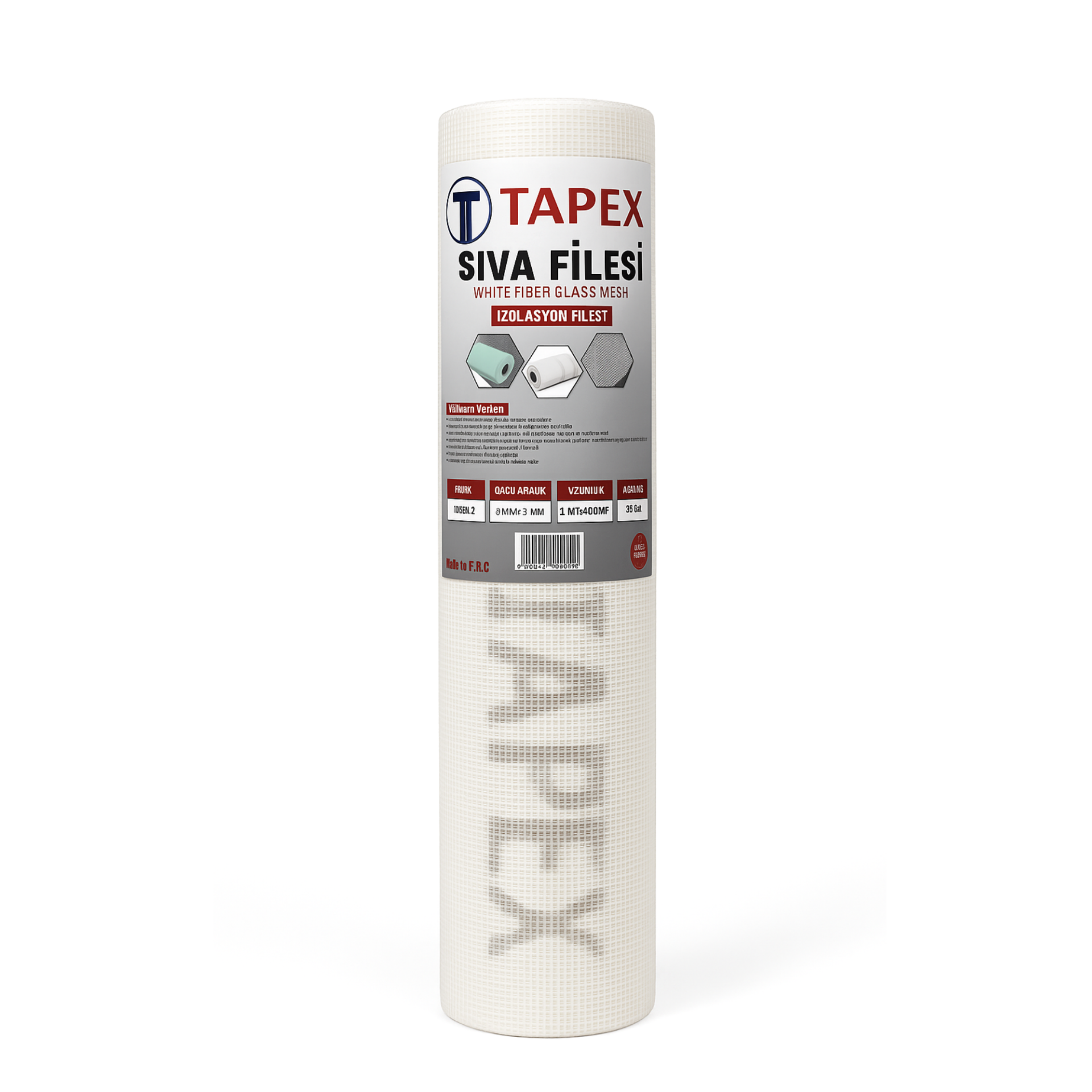 Tapex Sıva Filesi (izolasyon 100 Mt) 56 Gr Beyaz