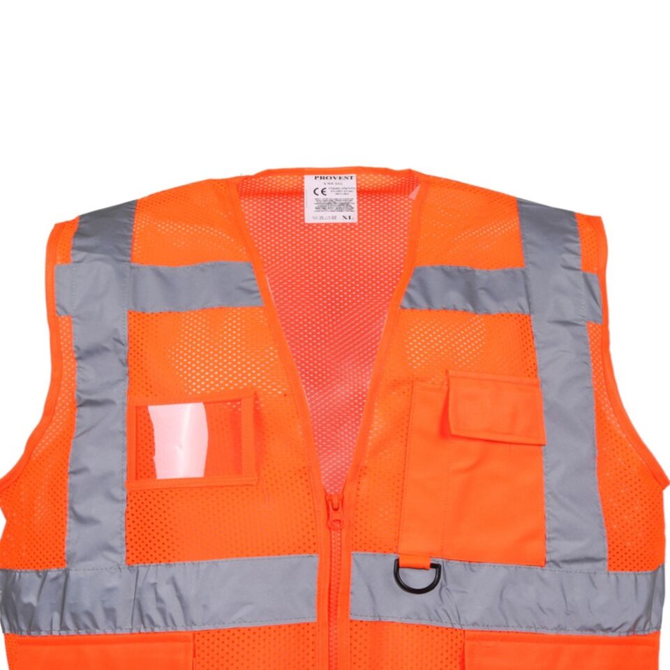 İkaz Yeleği Mühendis Tipi Turuncu Xxl