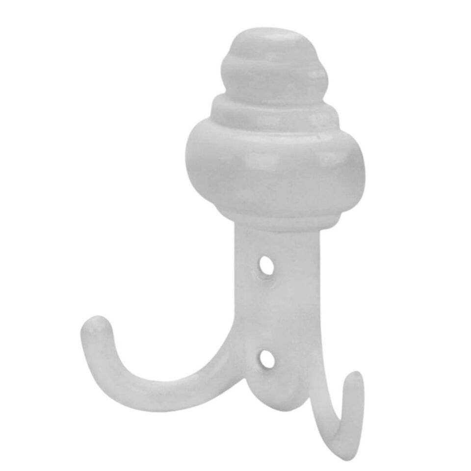 Beşel Metal Vestiyer Askı Sarıklı Beyaz Ba800