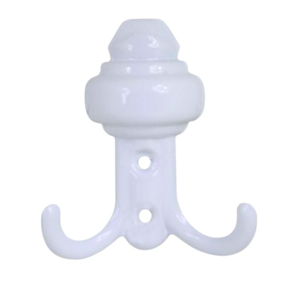 Beşel Metal Vestiyer Askı Sarıklı Beyaz Ba800