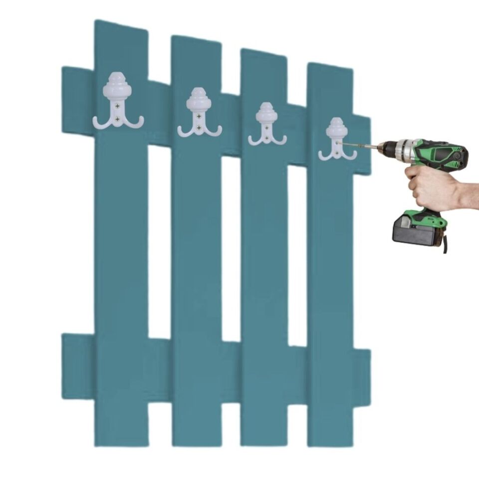 Beşel Metal Vestiyer Askı Sarıklı Beyaz Ba800