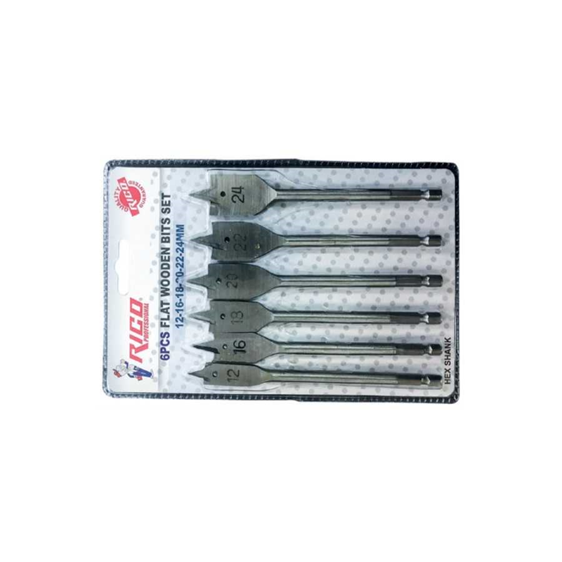 Rico 6 Parça Hex Yaprak Matkap Ucu Takımı - 013-RC1299