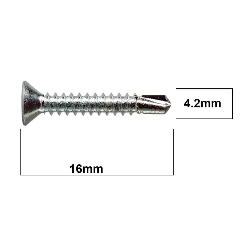 Akdeniz Yhb Matkap Uçlu Vida 4.2x16 (1500 Ad.)