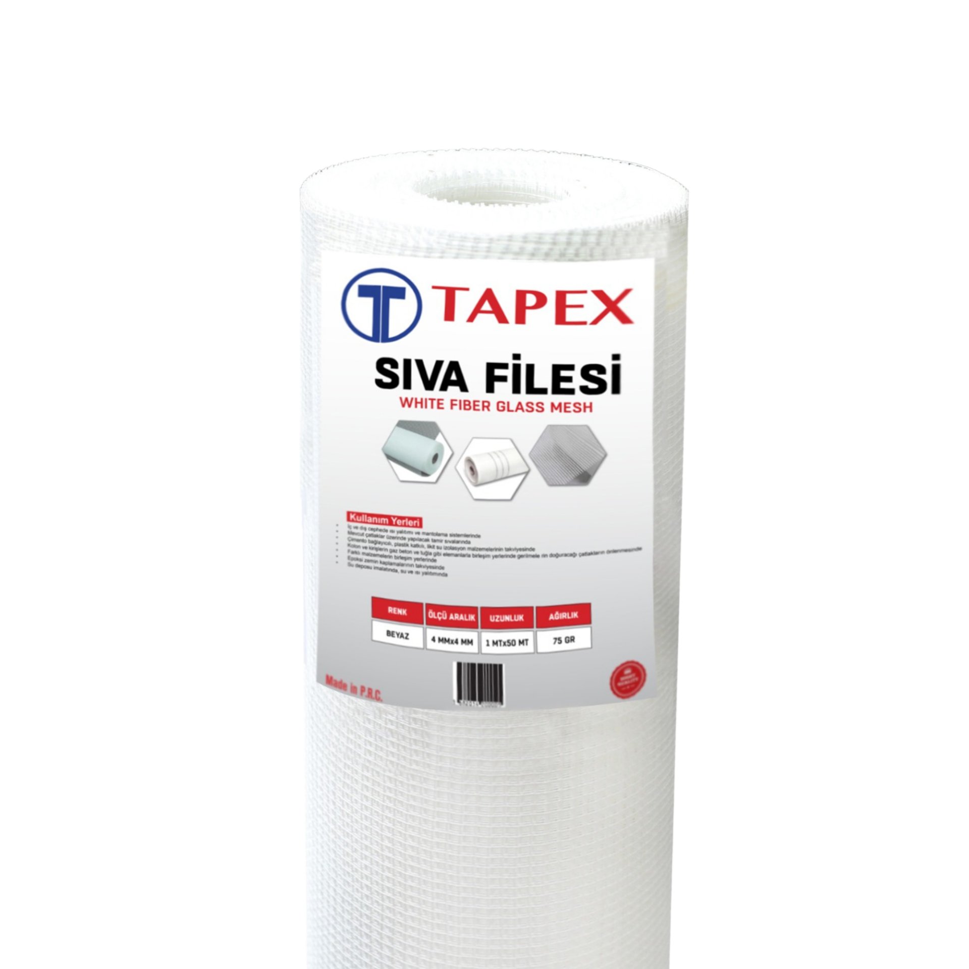 Tapex Sıva Filesi 75 Gr Beyaz