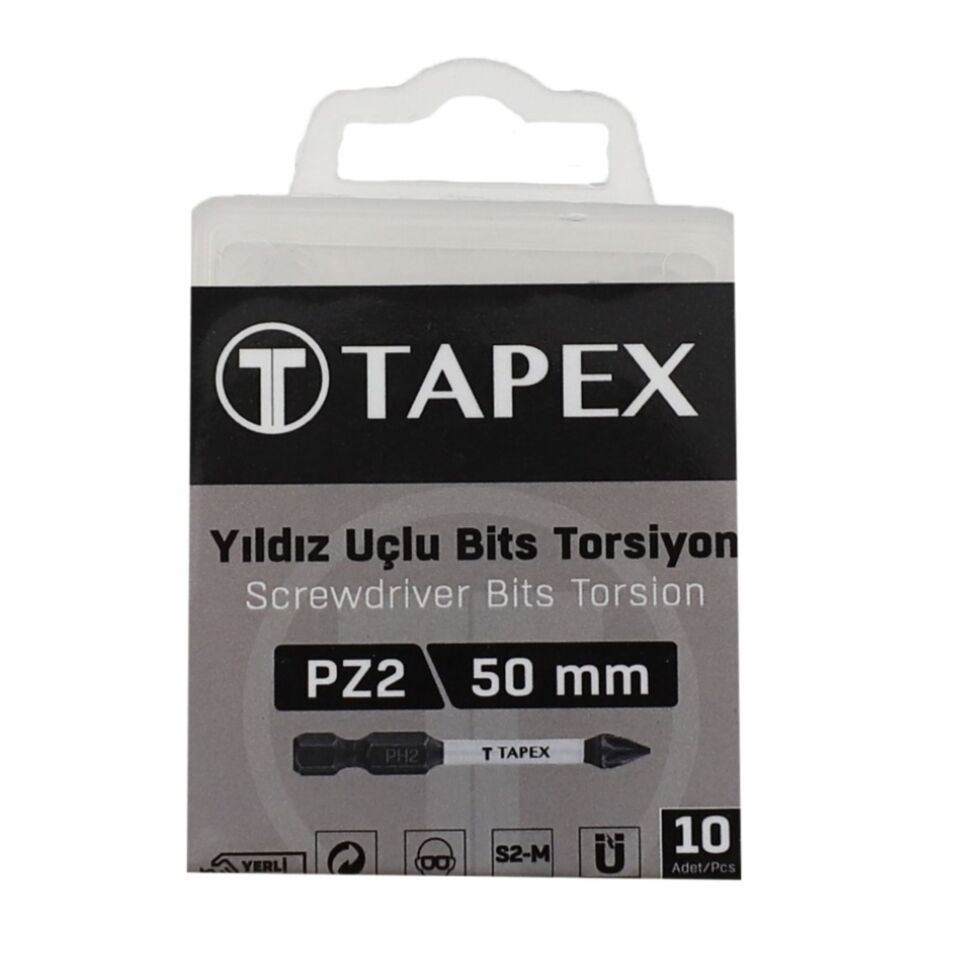 Tapex Torsiyon Bits Uç Pz2 50 Mm