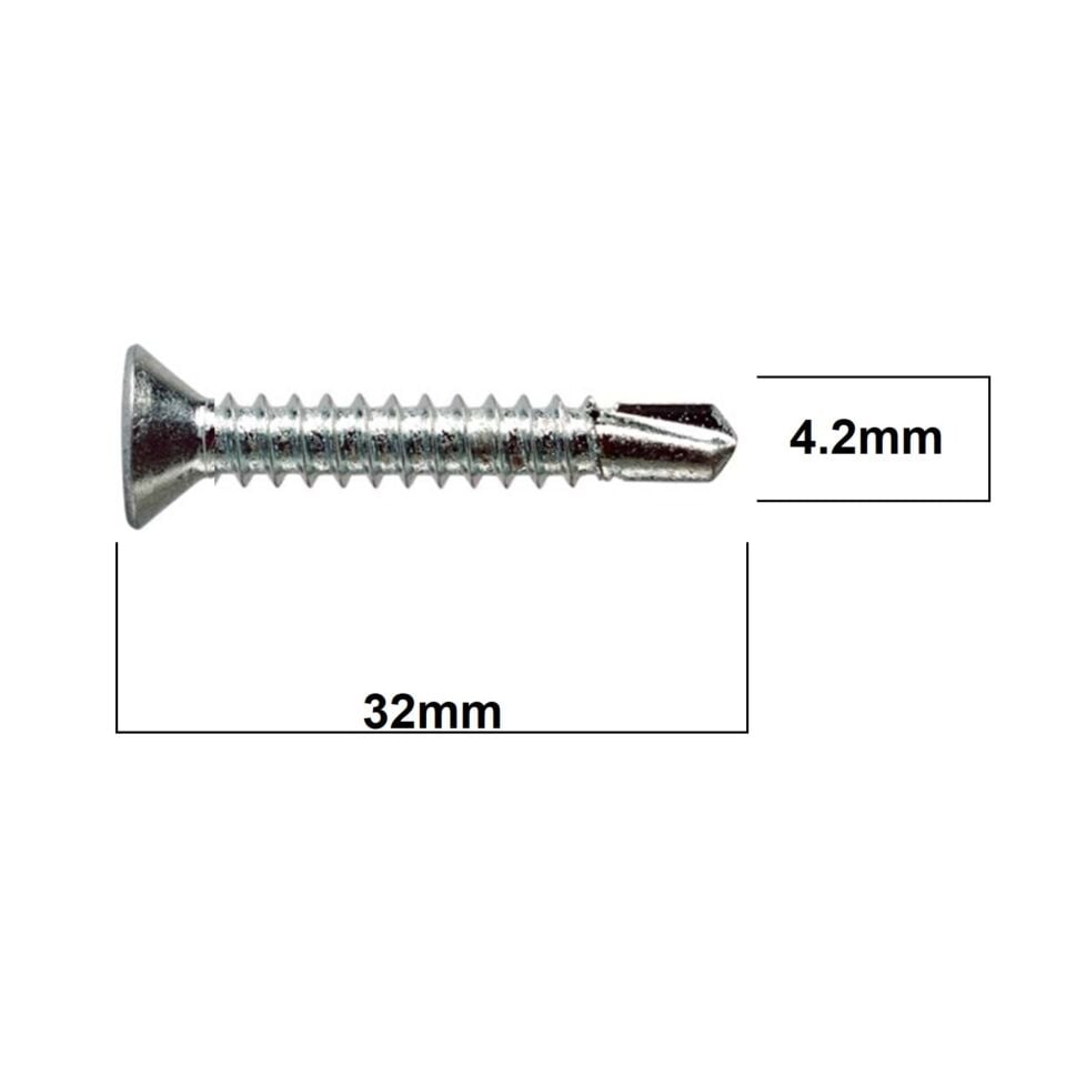 Akdeniz Yhb Matkap Uçlu Vida 4.2x32 (900 Ad.)
