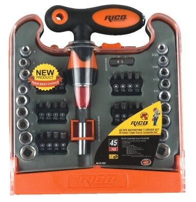 Rico 45 Parça Cırcırlı T Saplı Torn.set - 005-RC2009