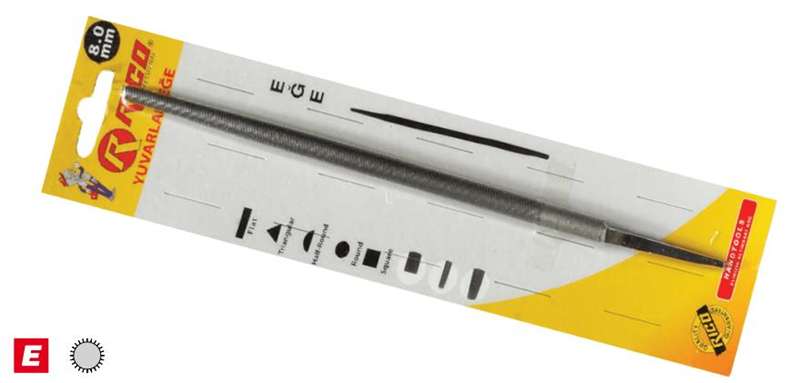 Rico Yuvarlak Eğe 10 mm Bilisterli - 012-BB5100