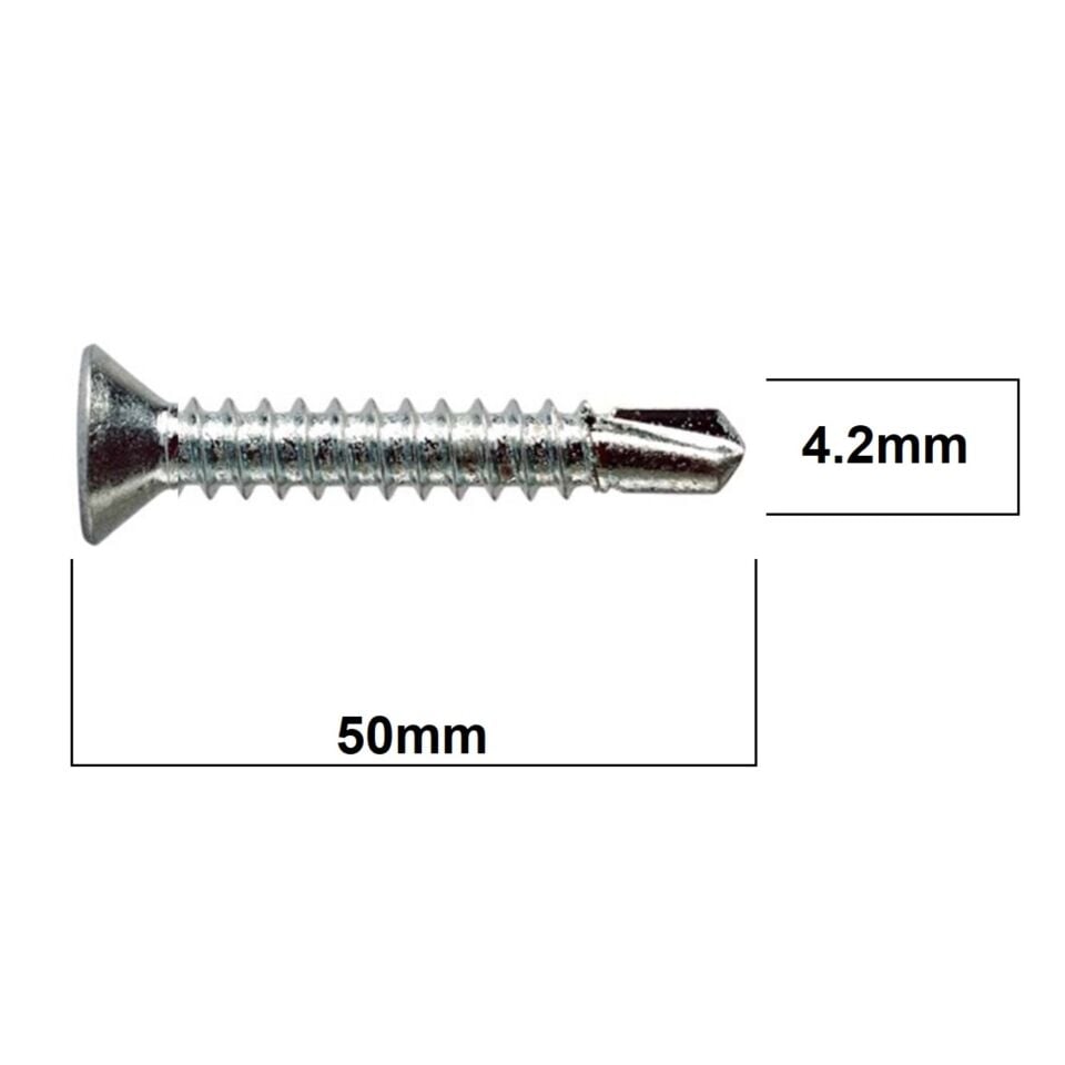 Akdeniz Yhb Matkap Uçlu Vida 4.2x50 (250 Ad.)