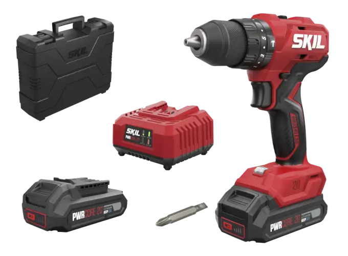 SKIL POWERTOOLS 3021HA AKÜLÜ DARBELİ MATKAP VİDALAMA ÇANTALI SET