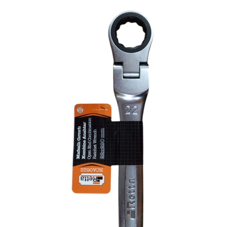 Retta Rca0622 Mafsallı Cırcır Kombine Anah.22 Mm
