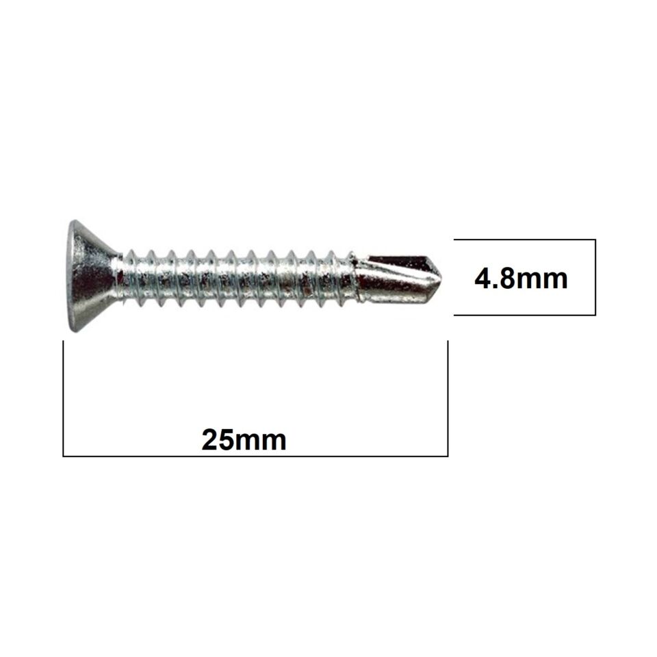 Akdeniz Yhb Matkap Uçlu Vida 4.8x25 (1000 Ad.)