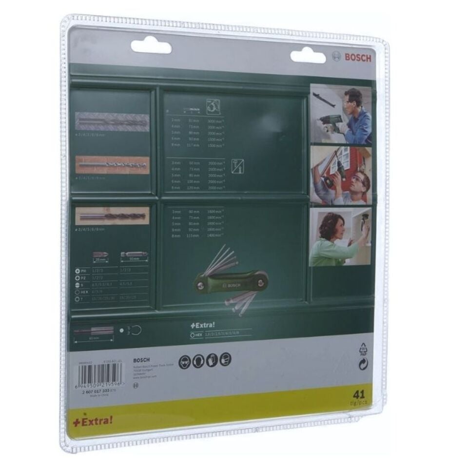 Bosch Vidalama Ve Matkap Ucu Seti 41 Li 2607017333