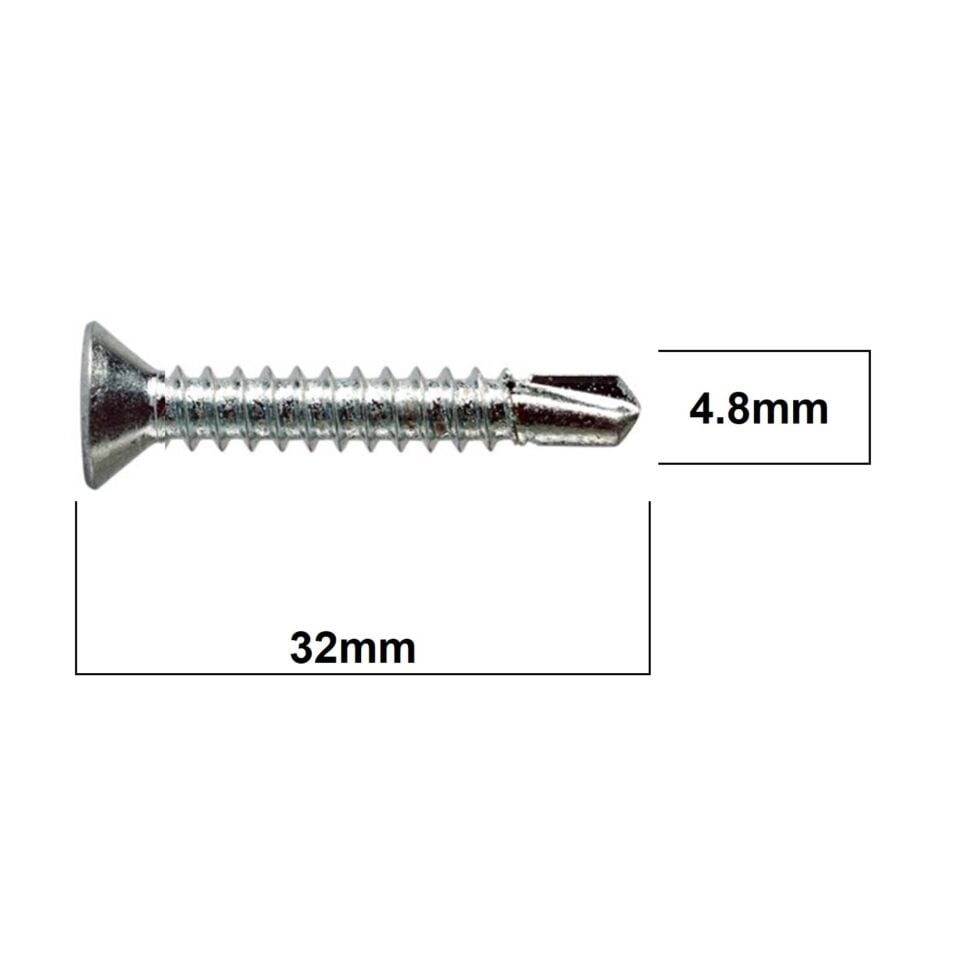 Akdeniz Yhb Matkap Uçlu Vida 4.8x32 (500 Ad.)