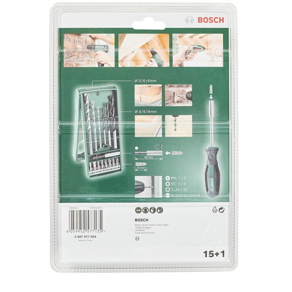 Bosch X-lıne Vidalama Ucu Seti 15+1 Li 2607017654